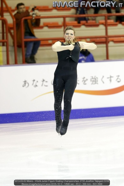 2013-03-02 Milano - World Junior Figure Skating Championships 3733 Josefine Taljegard SWE.jpg